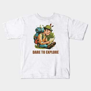 dare to explore Kids T-Shirt